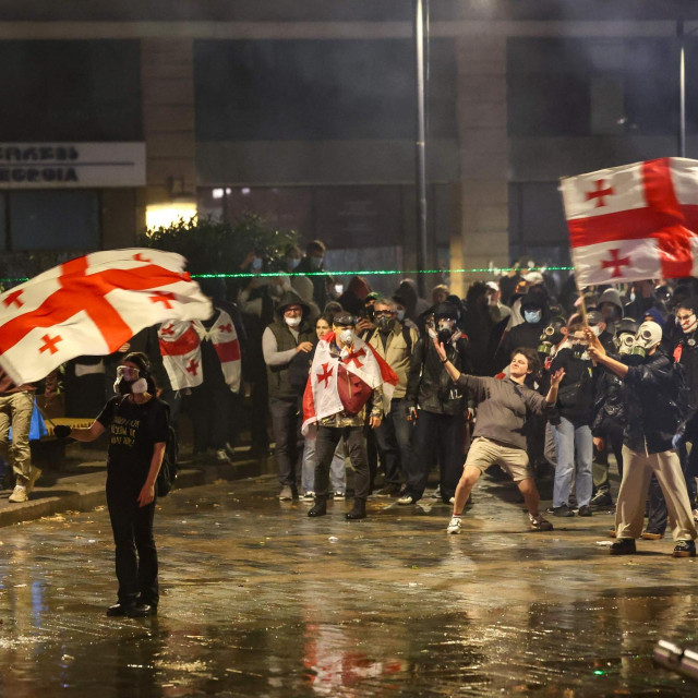 Prosvjednici u Tbilisiju
