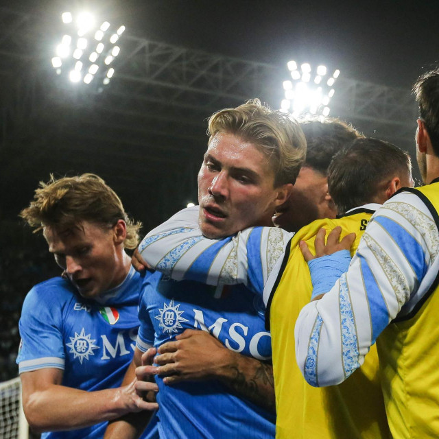 Hojlund u proslavi pogotka