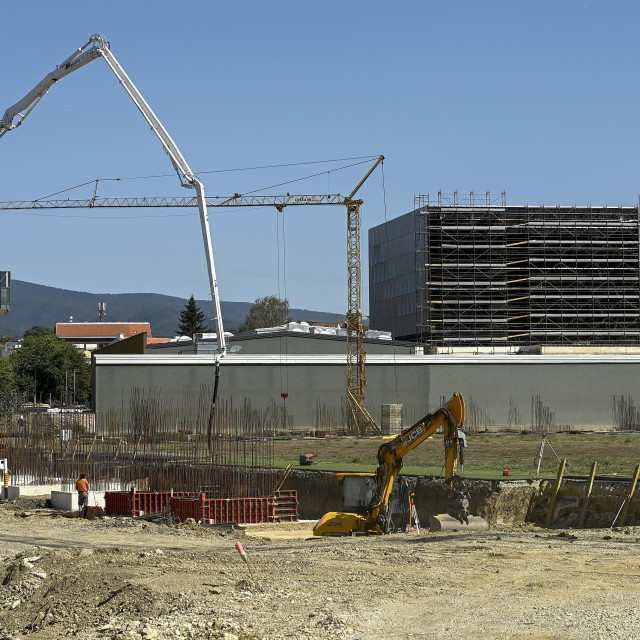 Zagreb, 190825.
Radovi na rekonstrukciji stadiona u Kranjcevicevoj ulici.