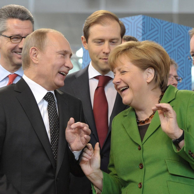 Angela Merkel i Vladimir Putin