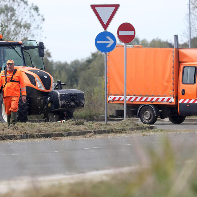 Radovi na odmorištu Črnec