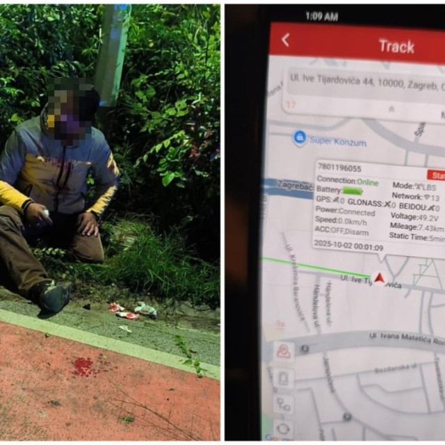 Strani radnici sve češće su meta napada (lijevo). Posljednji signal ukradenog bicikla (desno)