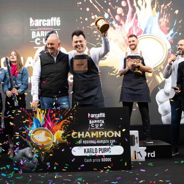 Karlo Purić drugi put zaredom osvojio je titulu najboljeg barista u regiji