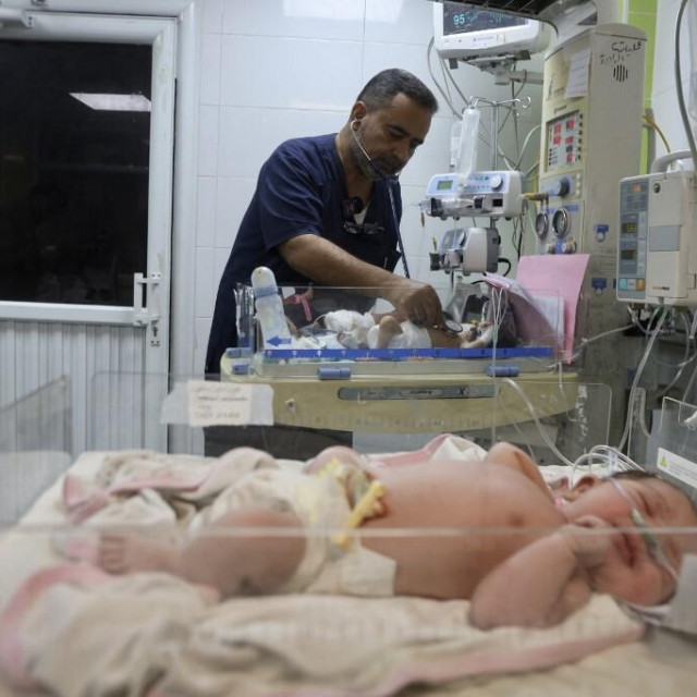 Prizor iz bolnice u Gazi