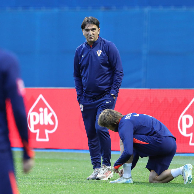 Luka Modrić i Zlatko Dalić