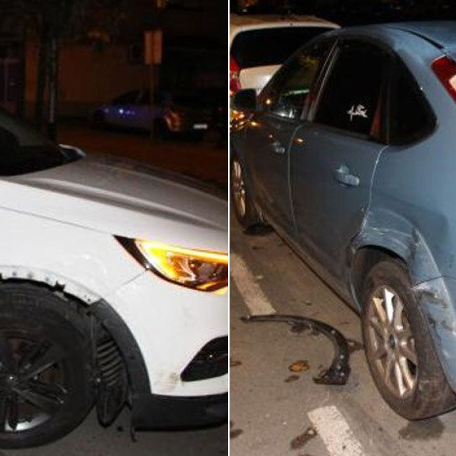 Razbijeni automobili na Srednjacima