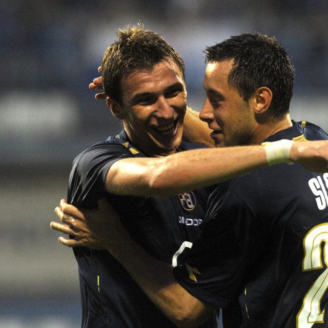 Mario Mandžukić i Miroslav Slepička