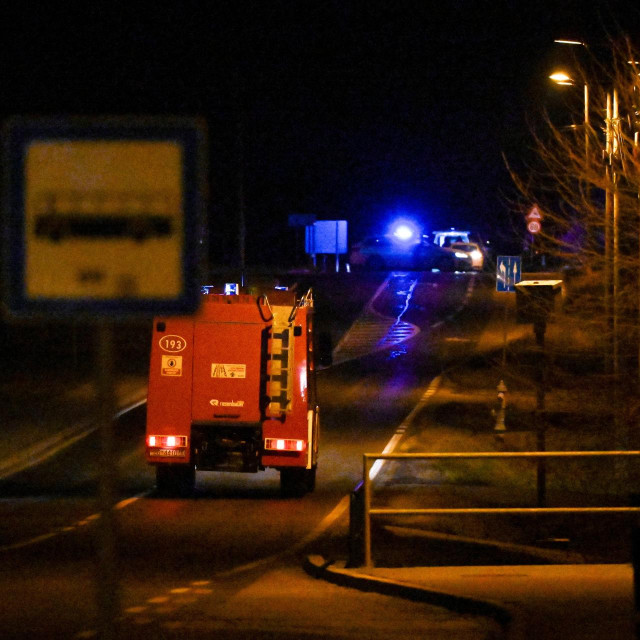 Mjesto nesreće gdje je poginuo pješak 