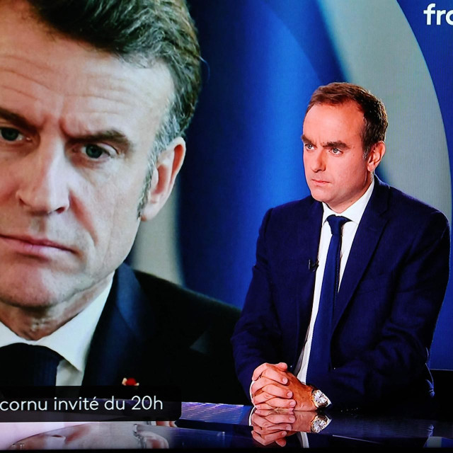Francuski premijer u ostavci Sebastien Lecornu i predsjednik Emmanuel Macron