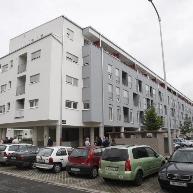 Zgrada u Zagrebu /Ilustracija