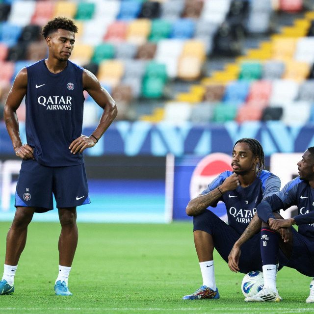 Desire Doue, Bradley Barcola i Ousmane Dembele