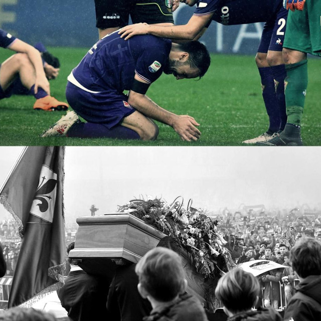 Milan Badelj, sprovod Davidea Astorija