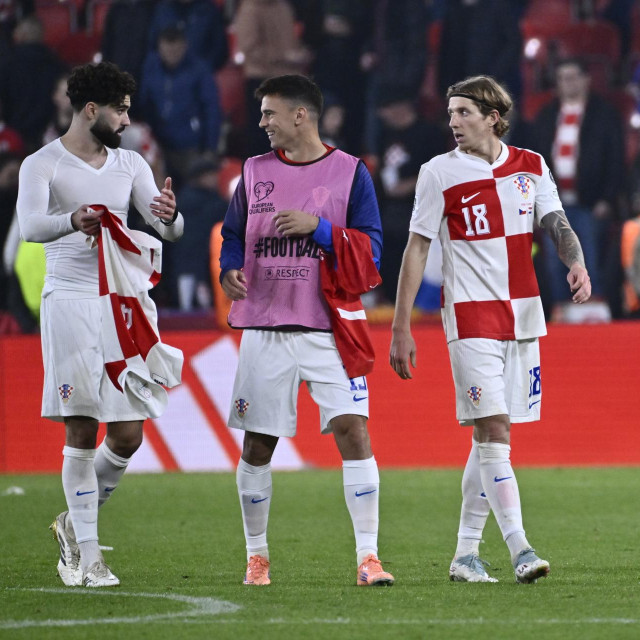 Joško Gvardiol, Nikola Moro, Kristijan Jakić i Luka Modrić