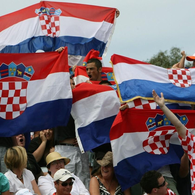 Hrvatski navijači u Melbourneu (ilustracija, arhiva)