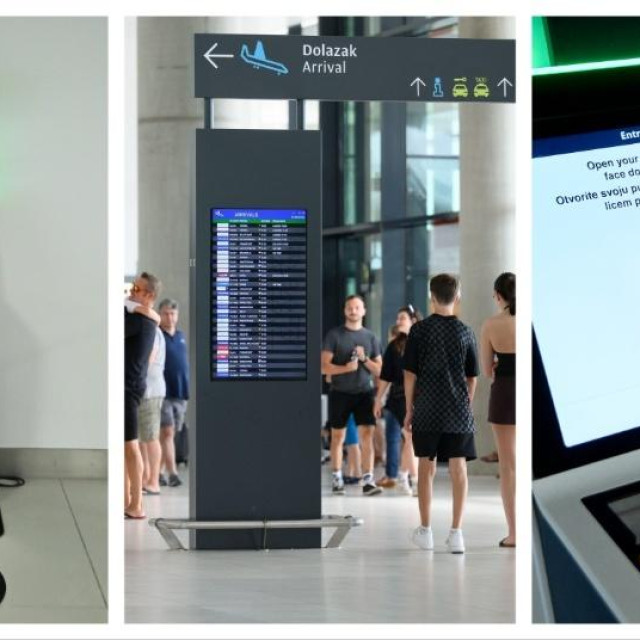 Međunarodna zračna luka Zagreb Franjo Tuđman.
EES sustav za elektroničku registraciju putnika iz trećih zemalja pri ulasku u Europsku uniju