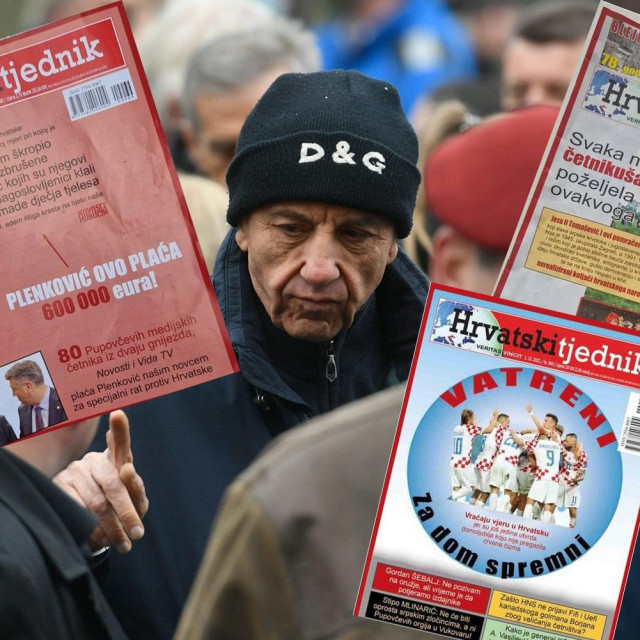 Ivica Marijačić i naslovnice Hrvatskog tjednika