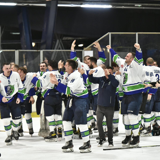 Slavlje hokejaša Siska (arhiva)