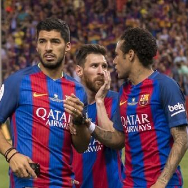 Luis Suarez, Lionel Messi i Neymar