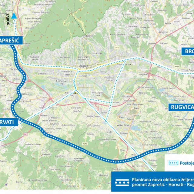 Izgradnja nove željeznice rasteretit će postojeću, po kojoj će prometovati skoro samo putnički vlakovi