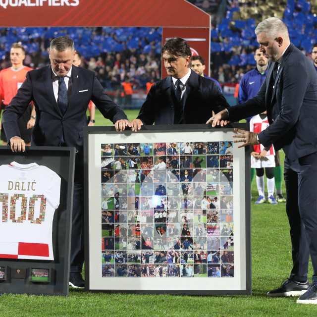 Marijan Kustić, Zlatko Dalić i Stipe Pletikosa