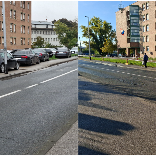 Situacija ispred VIII. postaje na Trnju prije i poslije upita Jutarnjeg