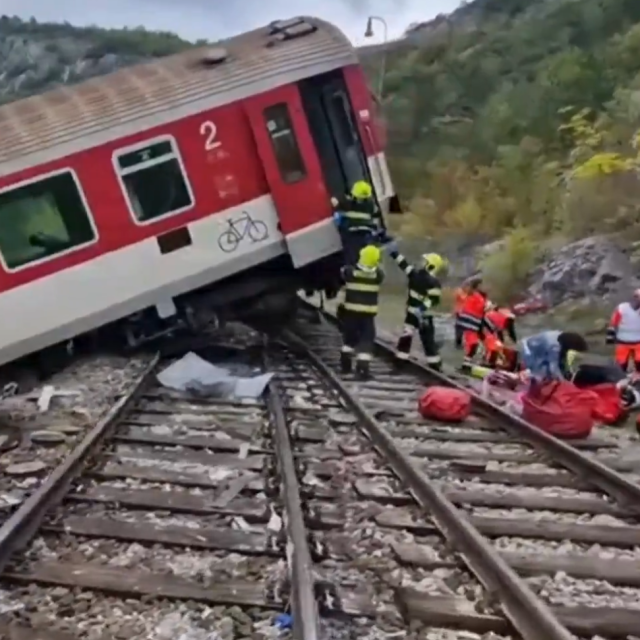 Sudar vlakova u Slovačkoj