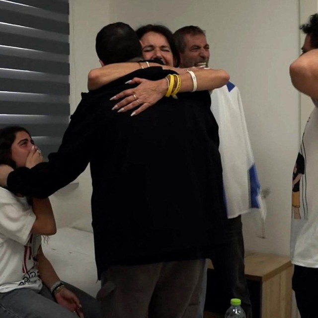 Susret Guy Gilboa-Dalala s obitelji nakon nakon više od dvije godine u zatočeništvu