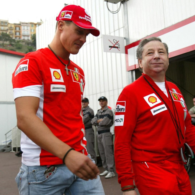 Michael Schumacher i Ferrarijef šef Jean Todt snimljeni 2007. u Monte Carlu