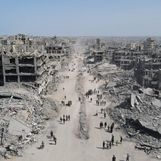 Razrušene zgrade u Pojasu Gaze