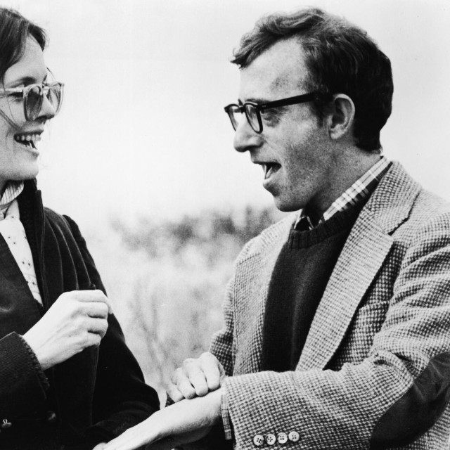 Diane Keaton i Woody Allen na snimanju filma ”Annie Hall” 1977. godine