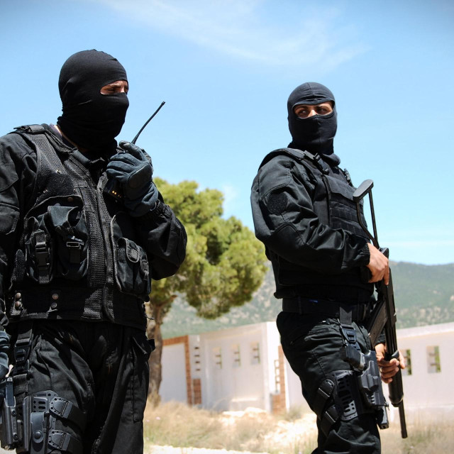 Pripadnici alžirskih specijalnih snaga, arhivska fotografija