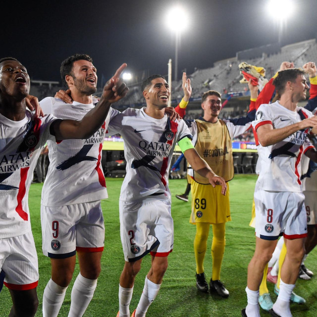 Igrači Paris Saint-Germaina slave osvajanje Lige prvaka