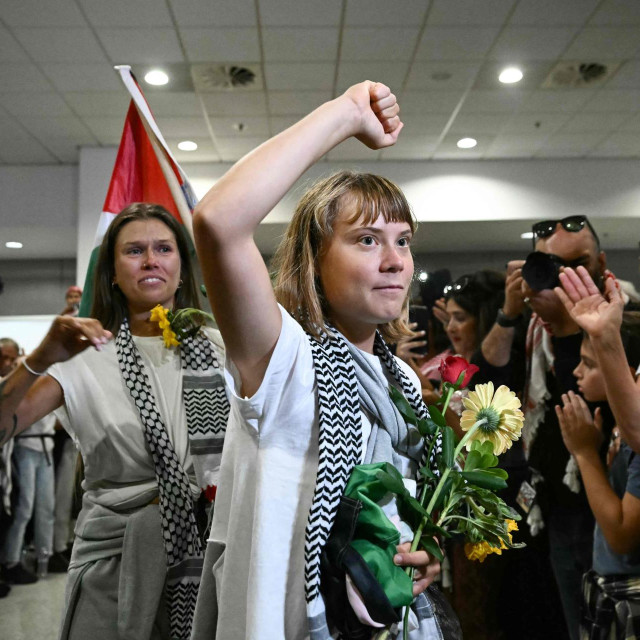 Greta Thunberg nakon puštanja na slobodu