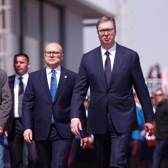 Miloš Vučević i Aleksandar Vučić