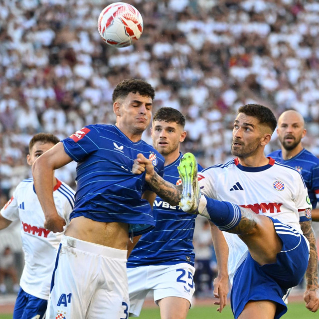 Hajduk - Dinamo: Viloria Sergi Dominguez, Moris Valinčić i Marko Livaja