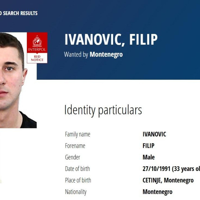 Interpolova tjeralica za Filipom Ivanovićem