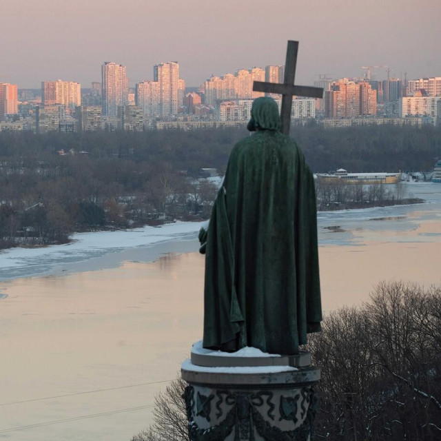 Kijev snimljen u veljači prošle godine