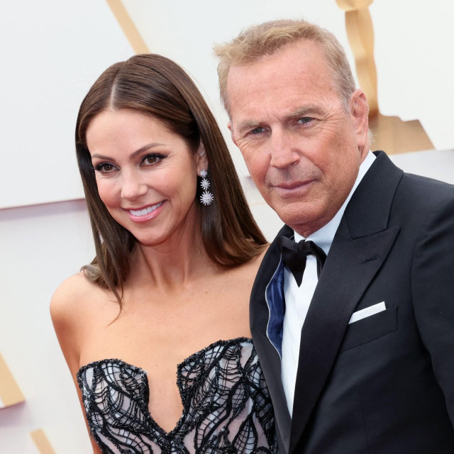 Christine Baumgartner i Kevin Costner