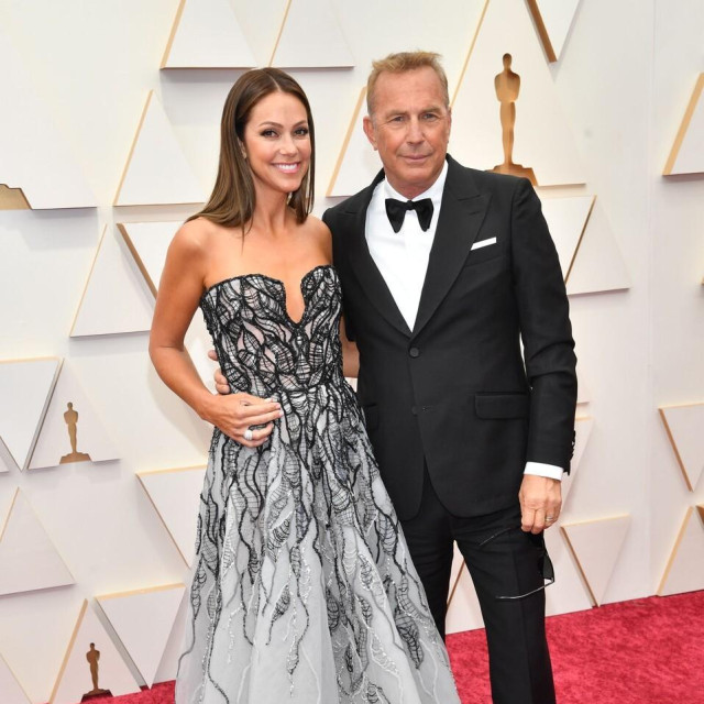 Christine Baumgartner i Kevin Costner