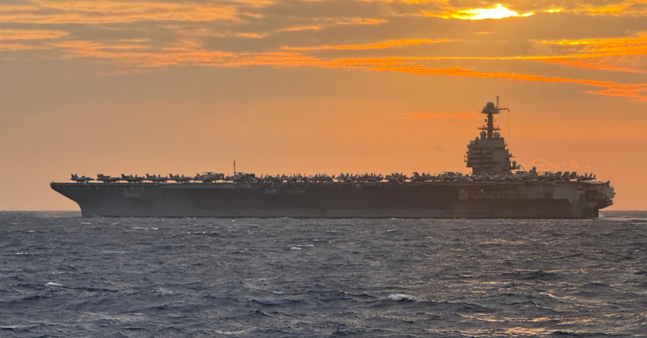 VIDEO Američki nosač zrakoplova Gerald R. Ford stigao u splitsku luku. Na njemu je 5000 članova posade