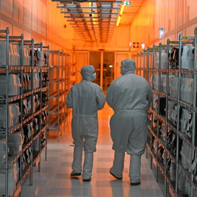 Radnici u Nexperijinom pogonu u Hamburgu