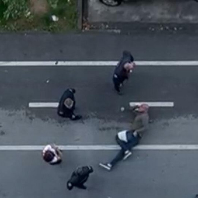 Ranjeni čovjek u Središću