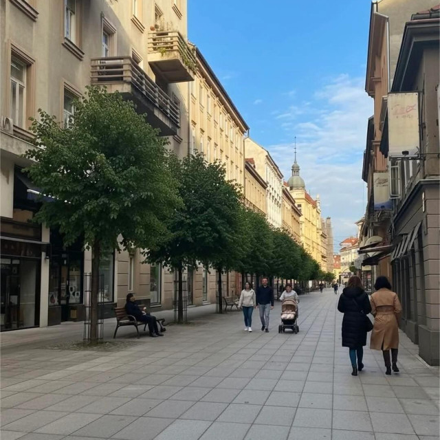 AI vizualizacija Tesline ulice