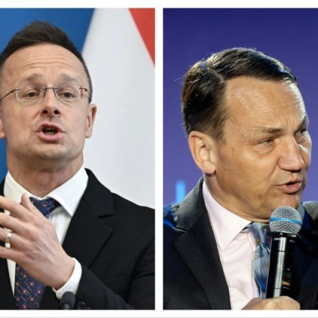 Peter Szijjarto, Radoslaw Sikorski