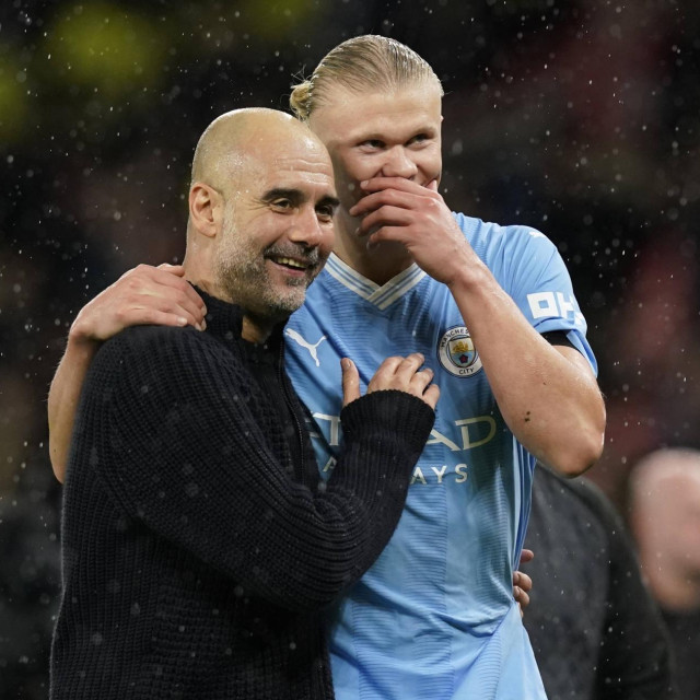Pep Guardiola i Erling Haaland