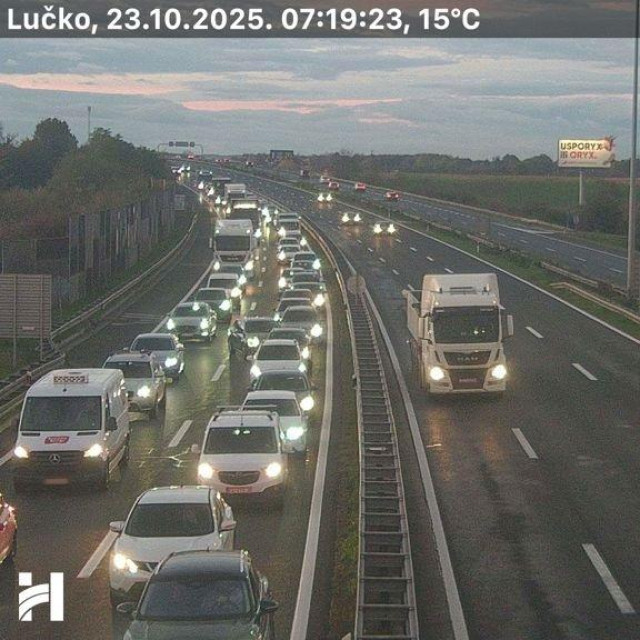 Gužva na autocesti A1 zbog nesreće kod Demerja