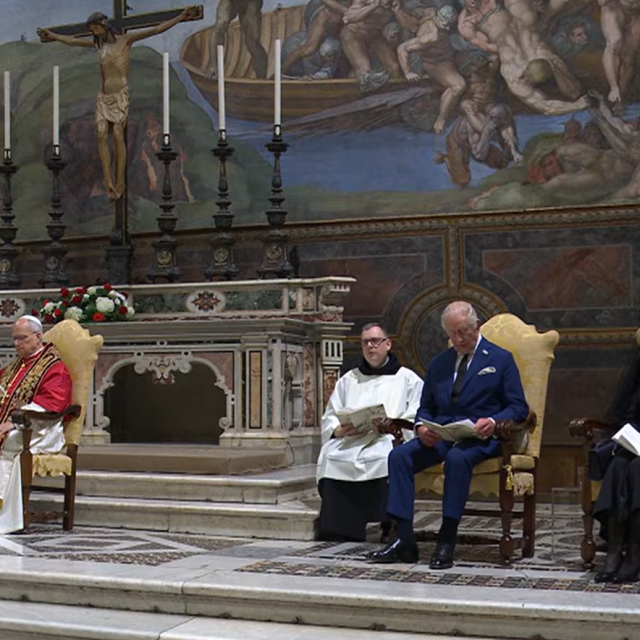 Molitva pape Lava i kralja Charlesa u Sikstinskoj kapeli