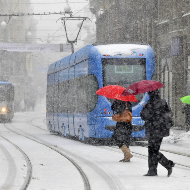 Snijeg u Zagrebu 2010. godine