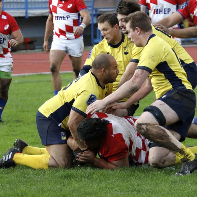 Trophy divizija europskog Kupa nacija u ragbiju: Hrvatska - Švedska