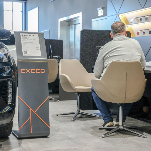 Prodaja automobila, ilustracija